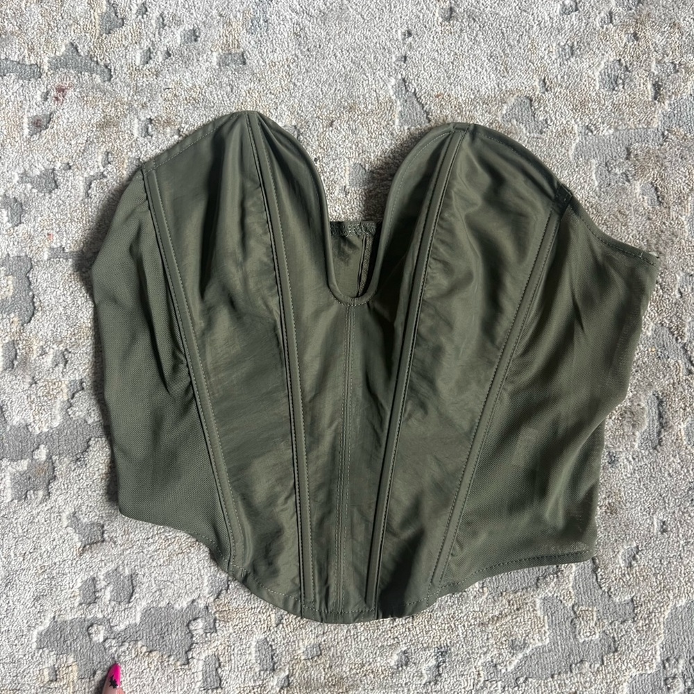 Army Green Corset
